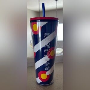 Starbucks Colorado Plastic Cold Cup 24 fl oz